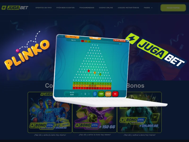 Jugar Plinko en Jugabet